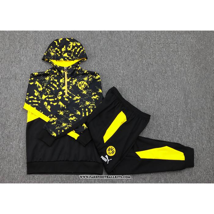Sweatshirt Tracksuit
 Borussia Dortmund 23/24 Black
 and 
Yellow
